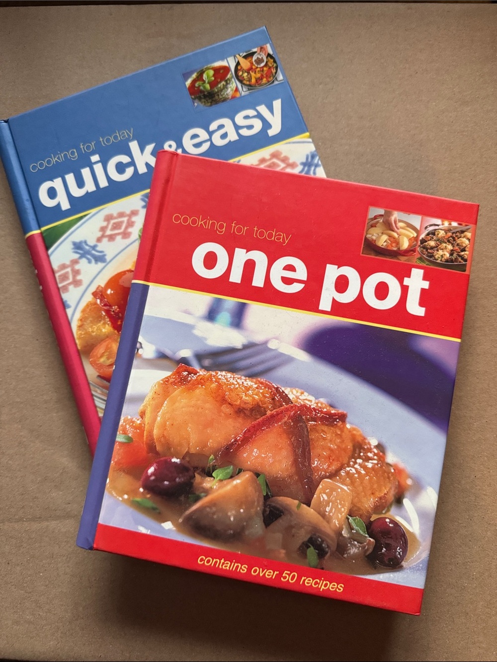 Cooking for Today Quick & Easy and One Pot Cookbooks - Set of 2